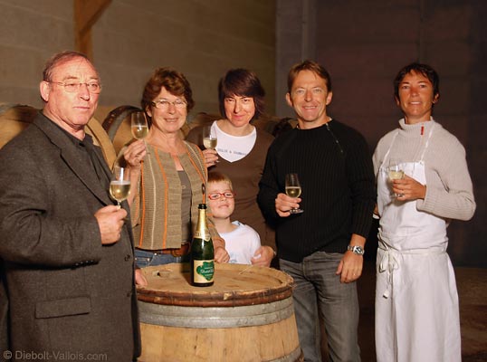 Jacques, Nadia, Guillaume, Isabelle, Arnaud and Laurence Diebolt
