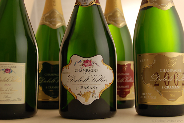 La gamme de champagnes Diebolt-Vallois
